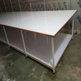 Mild Steel Fabric Cutting Table, Custom Size