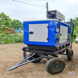 Mild Steel Generator DG Set Dolly, 2000 KG Capacity