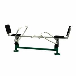 Mild Steel Outdoor Double Rower Machine