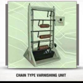 Mild Steel Double Sprocket Varnishing Unit