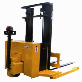 Mild Steel Electric Pedestrian Stacker, Material Handling