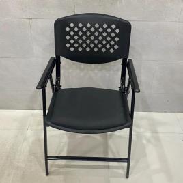 Mild Steel Folding Chair with Armrest