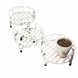 Mild Steel Flower Pot Holder, 1 Feet Height, 12inch Diameter