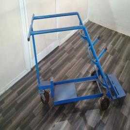 Mild Steel Industrial Gas Cylinder Cart