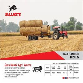 Mild Steel Bale Hydraulic Trolley