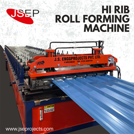 Hi-Rib Mild Steel Roll Forming Machine