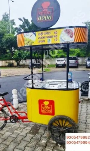 Mild Steel Ice Cream Tricycle Cart