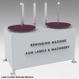Mild Steel Label Counter Rewinder, 100 MPM