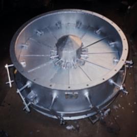 Mild Steel Fan Inlet Damper, Rounded