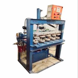 Mild Steel Paper Double Die Dona Machine