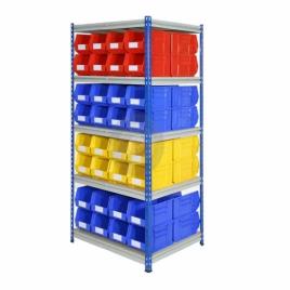 Mild Steel Plastic Bin Rack 250kg