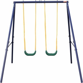 Mild Steel 2 Seater Outdoor Playground Swing