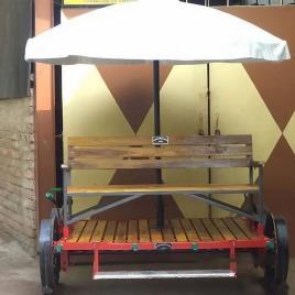 Mild Steel Push Materials Trolley