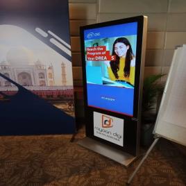 Mild Steel Digital Signage Standee