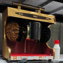 Semi-Automatic Hotel Shoe Polish Equipment