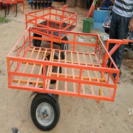 Mild Steel Agricultural Bike Trolley, 100-150 Kg