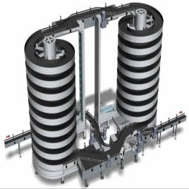 Mild Steel Automatic Spiral Conveyor