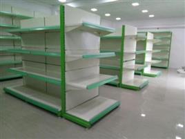 Mild Steel Supermarket Shelving
