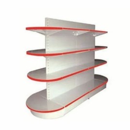 Mild Steel Supermarket Display Rack, 4 Shelves
