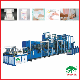 Mild Steel Tape Style Diaper Manufacturing Machine