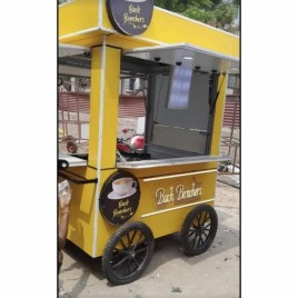 Mild Steel Tea Stall Counter With Burner