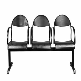 Mild Steel Three Seater School Chair