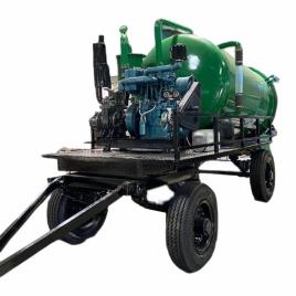 Industrial Trailer Mounted Sewer Suction Machine, 100mm