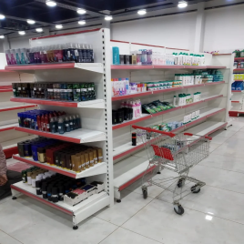 Mild Steel Wall Mounted Retail Rack (5 Ft)