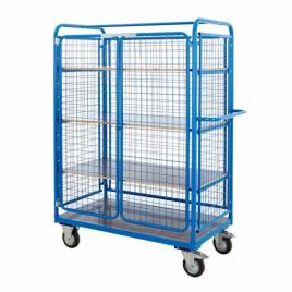 Mild Steel Wire Mesh Industrial Trolley