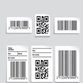 Custom Industrial Barcode Label Roll