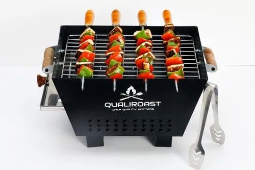 Qualiroast Barbeque Mini Charcoal Grill