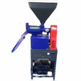Semi-Auto Rice Mill Machine