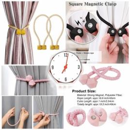 Mixed Color Magnetic Curtain Tieback Rope