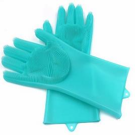 Magic Silicone Scrubbing Gloves