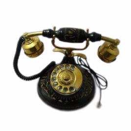 MKI Golden Antique Working Telephone