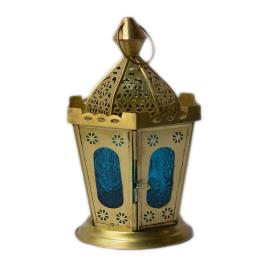 MKI Handmade Golden Metal Lantern