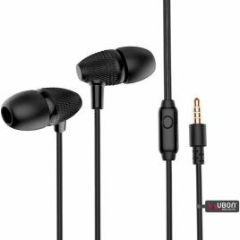 Black Mobile Wired Earphone CHF:-110