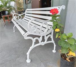Modern Iron Garden Seat