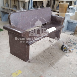 Contemporary Granite Seating Bench