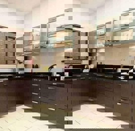 Modern HDHMR L-Shape Modular Kitchen