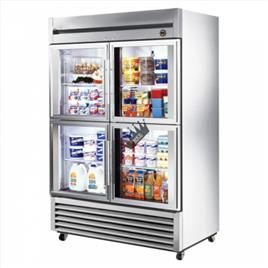 Commercial Stainless Steel Four Door Refrigerator