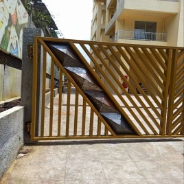 Modern Mild Steel Main Entrance Gate