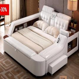 Modern Multifunction Double Bed