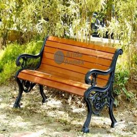 Modern Garden FRP Bench with Back and Arm Rest