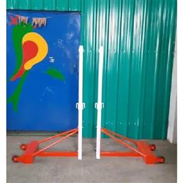 Color Coated Movable Cast Iron Badminton Post