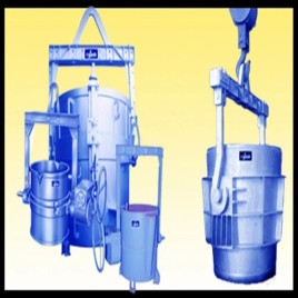 Movable Cast Iron Foundry Metal Pouring Ladle