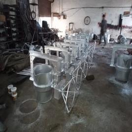 Movable Tilting Gear Ladle for Metal Pouring