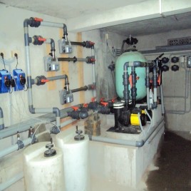 MPV Fiber Glass Pool Filtration Plant