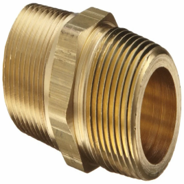 MS Hex Nipple Industrial Adaptor