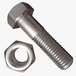 MS Hexagonal Bolt Nut